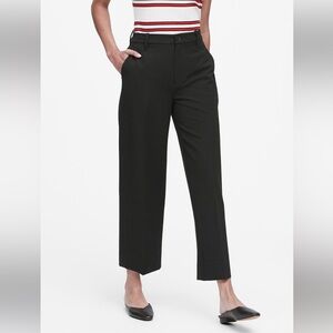 Banana Republic Black Dress Pants with High Waist and Wide Leg